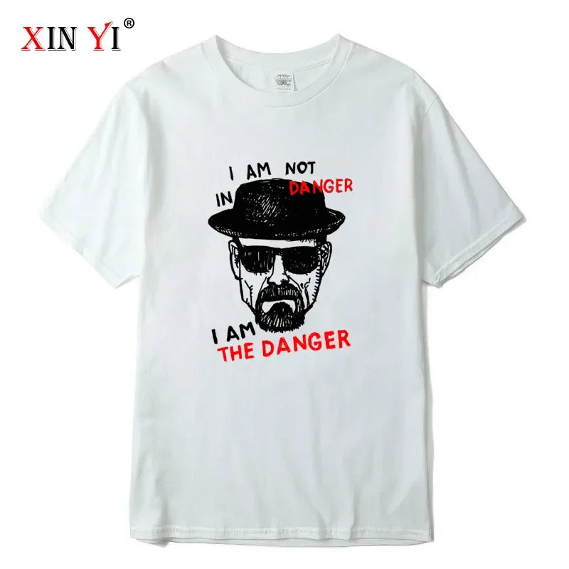 Men T-shirt Cotton Blend Short Sleeve Breaking Bad Men T-shirt Casual Heisenberg Print Summer Tshirt Cool T-shirt Male Men Tops