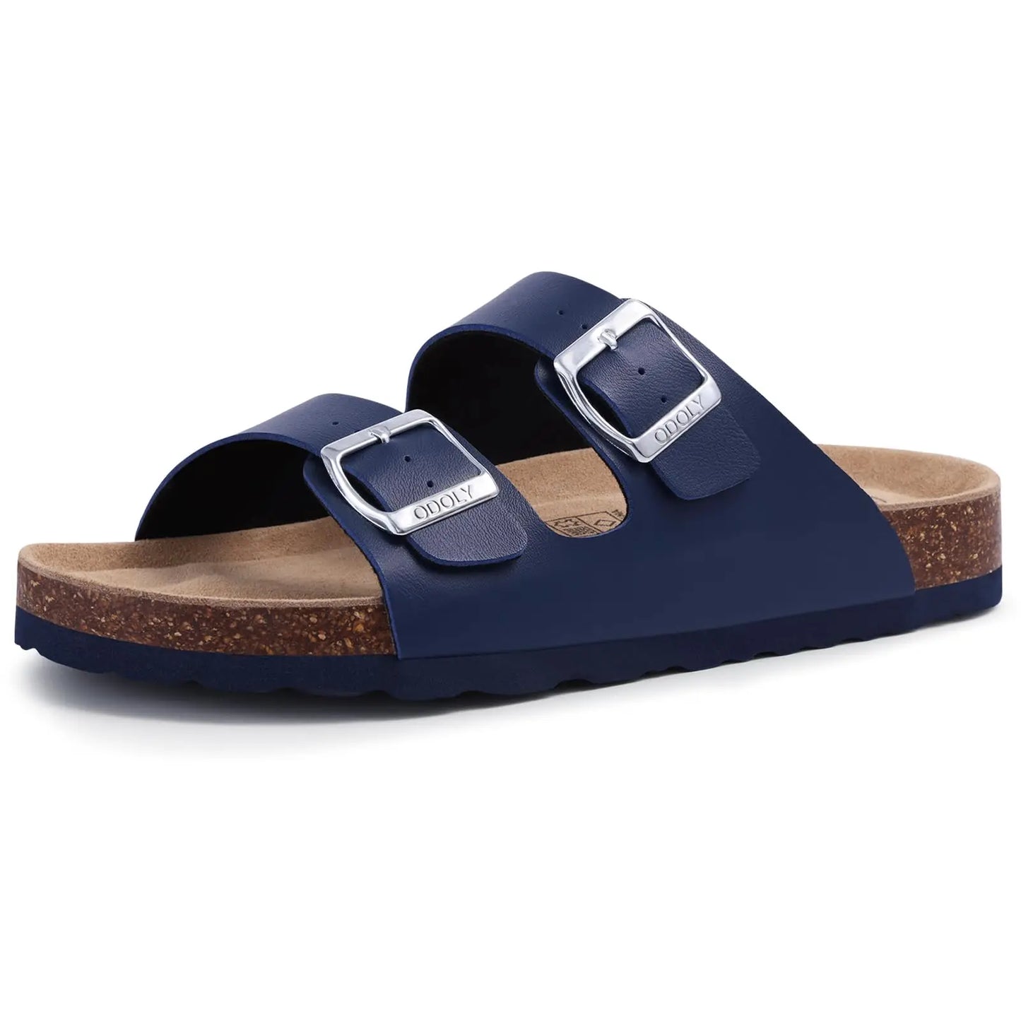 Shevalues New Genuine Clogs For Women Men Buckle Suede Clogs with Arch Support Soft Cork Footbed Mules Shoes Thick Beach Sandals