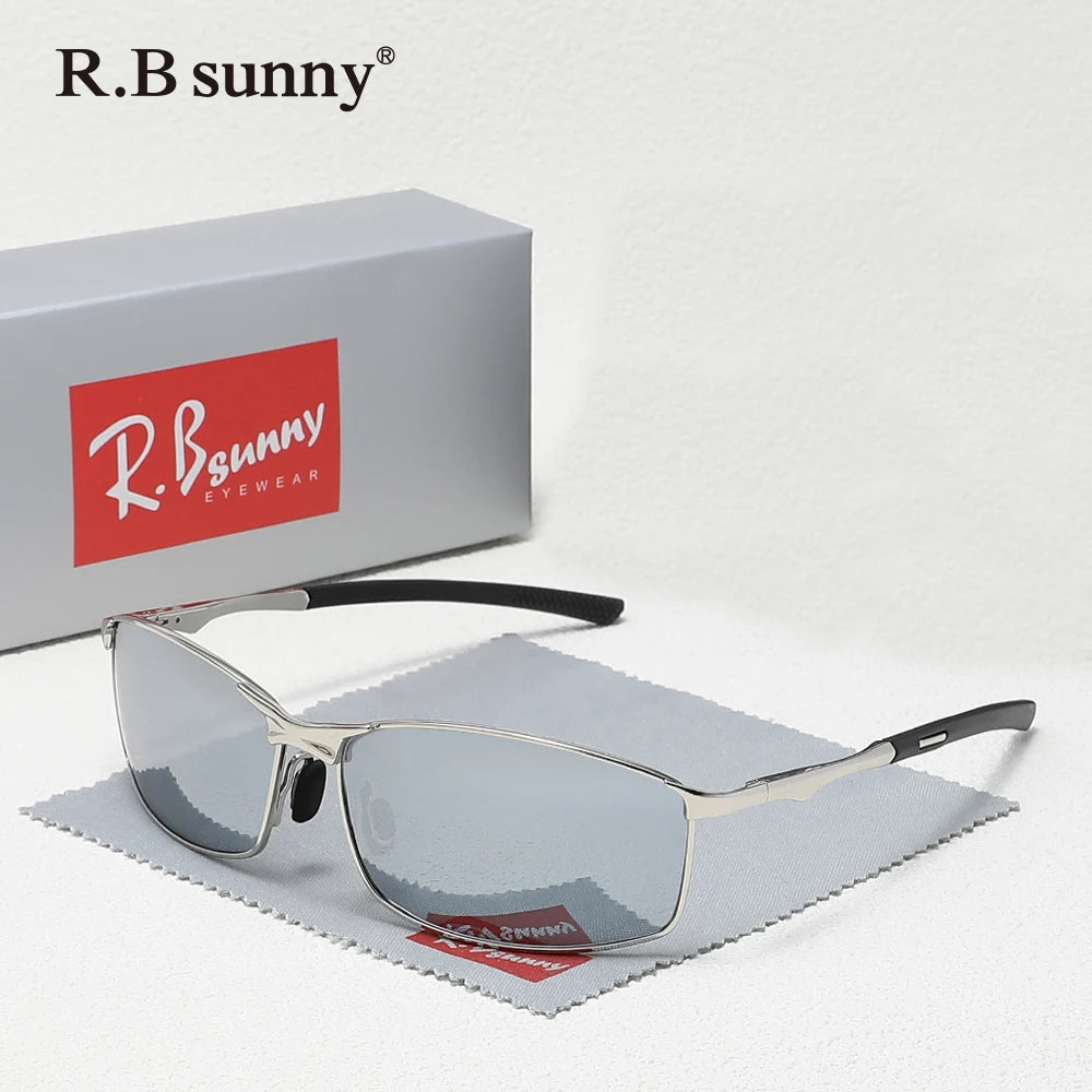 Fashion Rectangle Sunglasses Polarized UV400 Parsnip Glasses For Men Women Driving Fishing Casual Eyewear