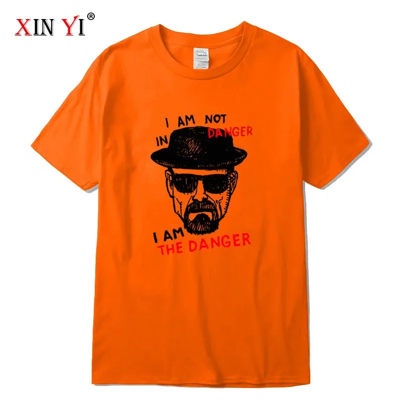 Men T-shirt Cotton Blend Short Sleeve Breaking Bad Men T-shirt Casual Heisenberg Print Summer Tshirt Cool T-shirt Male Men Tops