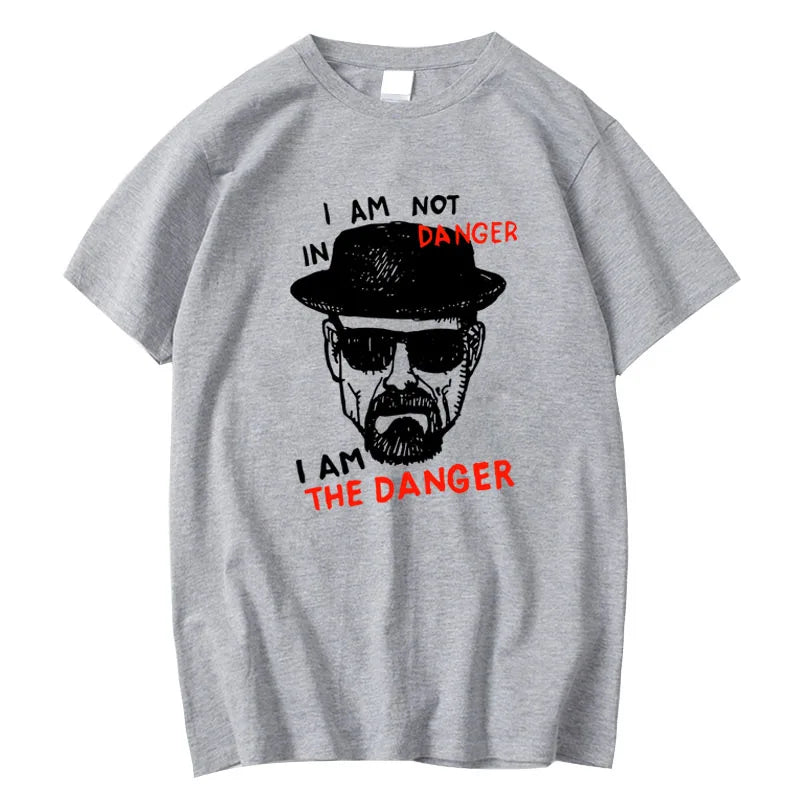 Men T-shirt Cotton Blend Short Sleeve Breaking Bad Men T-shirt Casual Heisenberg Print Summer Tshirt Cool T-shirt Male Men Tops