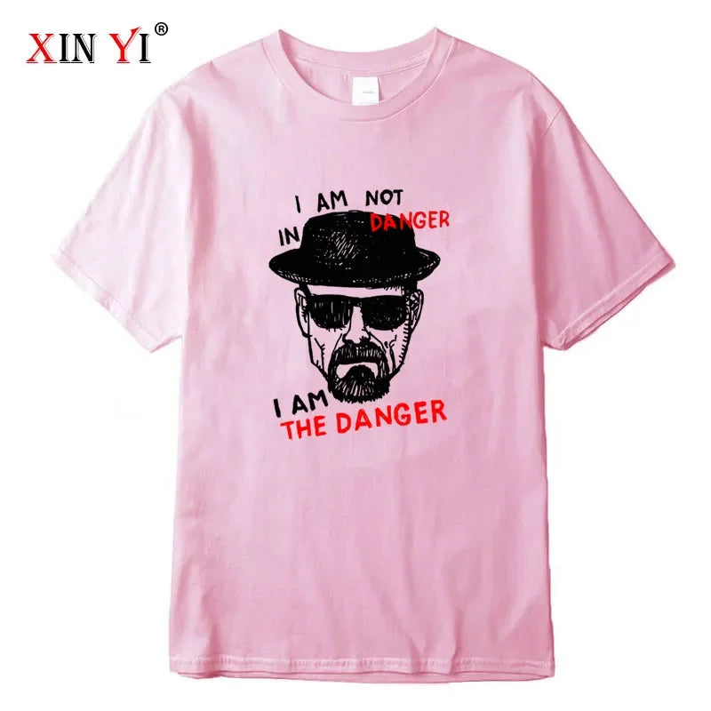 Men T-shirt Cotton Blend Short Sleeve Breaking Bad Men T-shirt Casual Heisenberg Print Summer Tshirt Cool T-shirt Male Men Tops