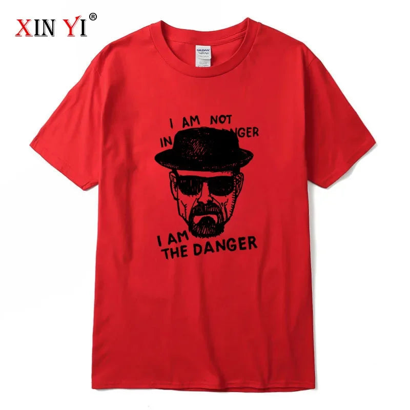 Men T-shirt Cotton Blend Short Sleeve Breaking Bad Men T-shirt Casual Heisenberg Print Summer Tshirt Cool T-shirt Male Men Tops